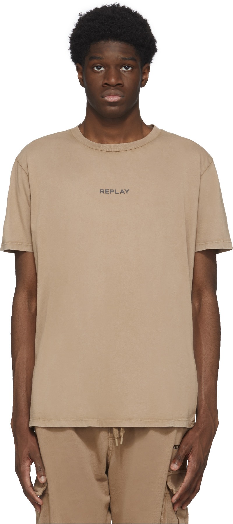 REPLAY: Brown Bio Pack T-Shirt - 1