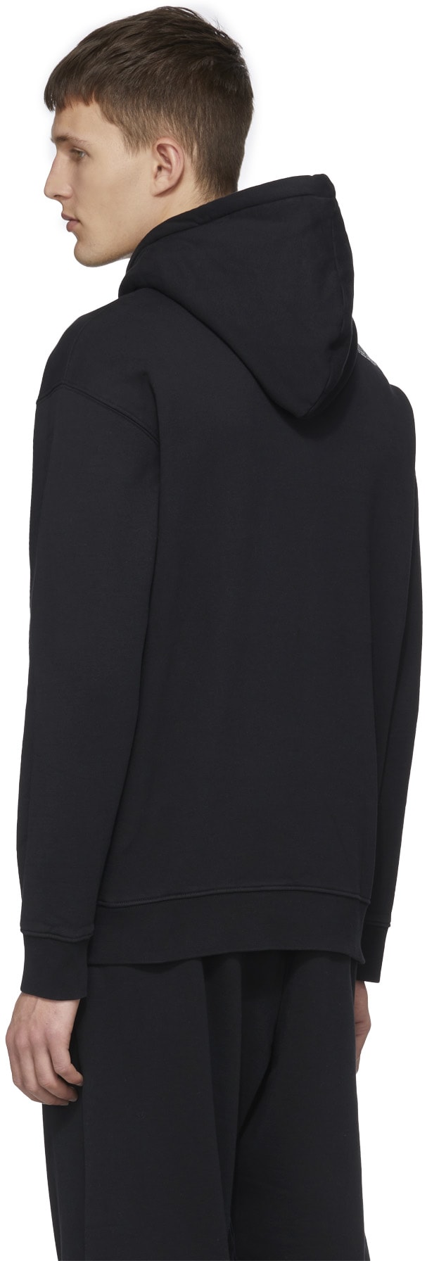 REPLAY: Noir Pull à Capuche Polaire Second Life Noir - 3