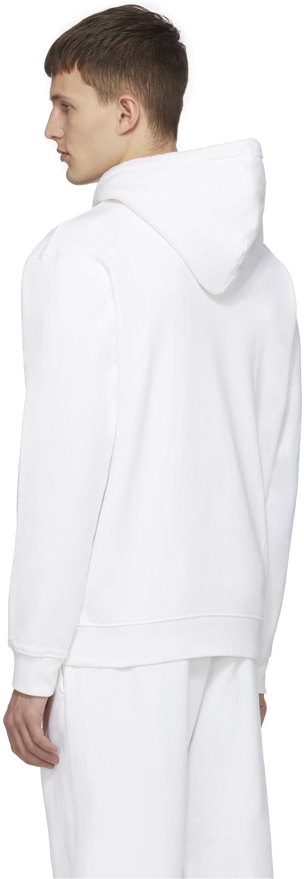 REPLAY: White Second Life Fleece Hoodie - 3