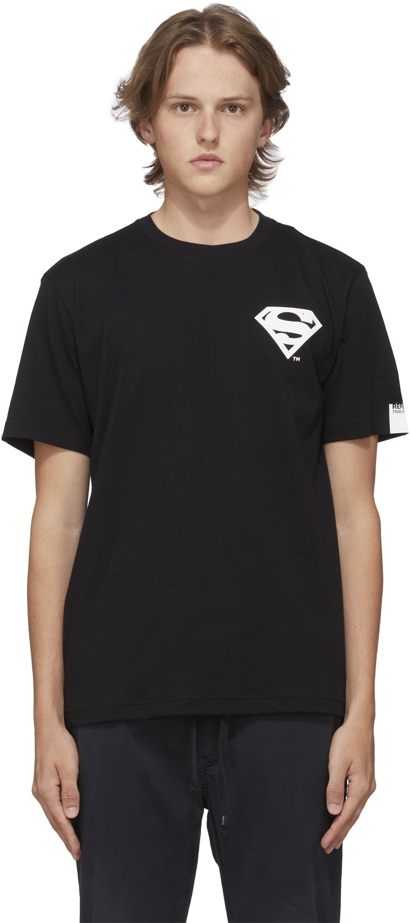 REPLAY: Noir T-Shirt Superman Tribute Noir - 1