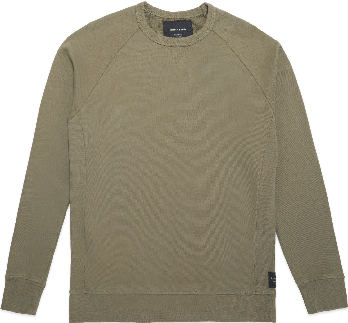 REPLAY: Green REPLAY Sartoriale Crew Sweatshirt - 1