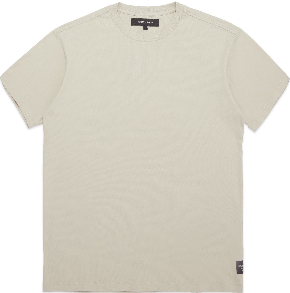 REPLAY: Neutrals REPLAY Sartoriale Jersey T-Shirt - 1