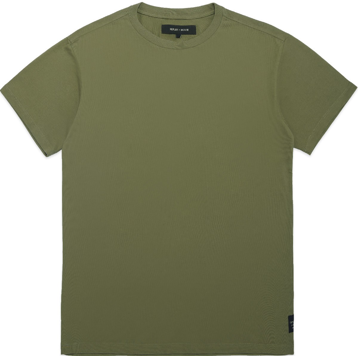 REPLAY: Green REPLAY Sartoriale Jersey T-Shirt - 1