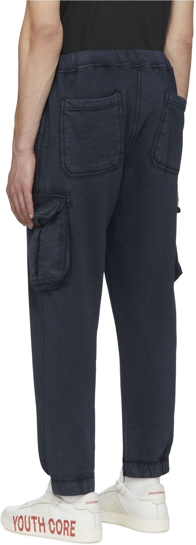 REPLAY: Noir Pantalon Cargo Polaire Bio Pack Noir - 3