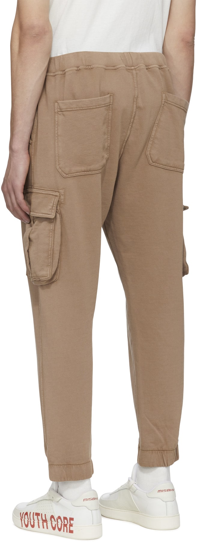 REPLAY: Brown Bio Pack Fleece Cargo Pants - 3