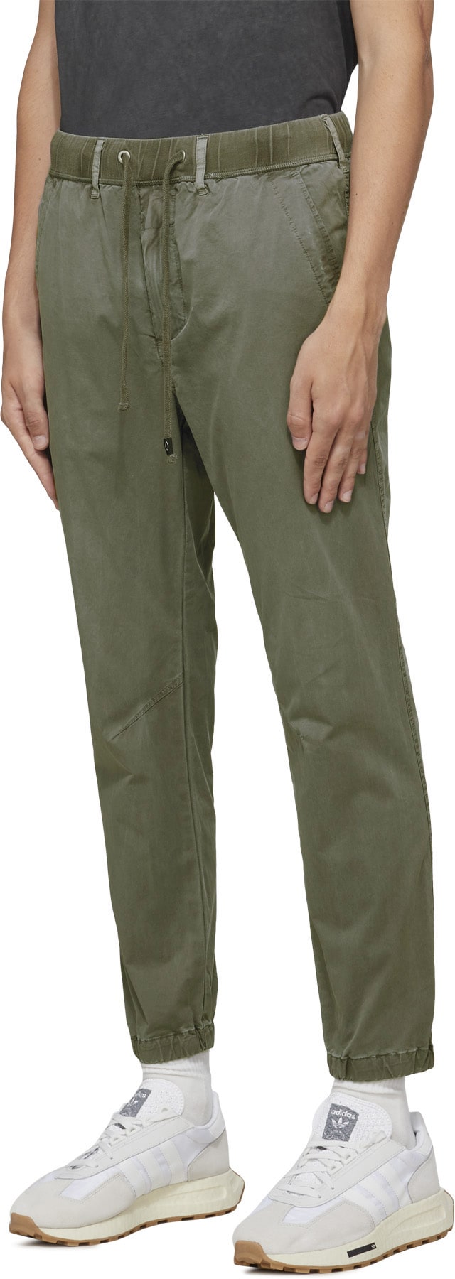 REPLAY: Green Essential Garment Dyed Pants - 2