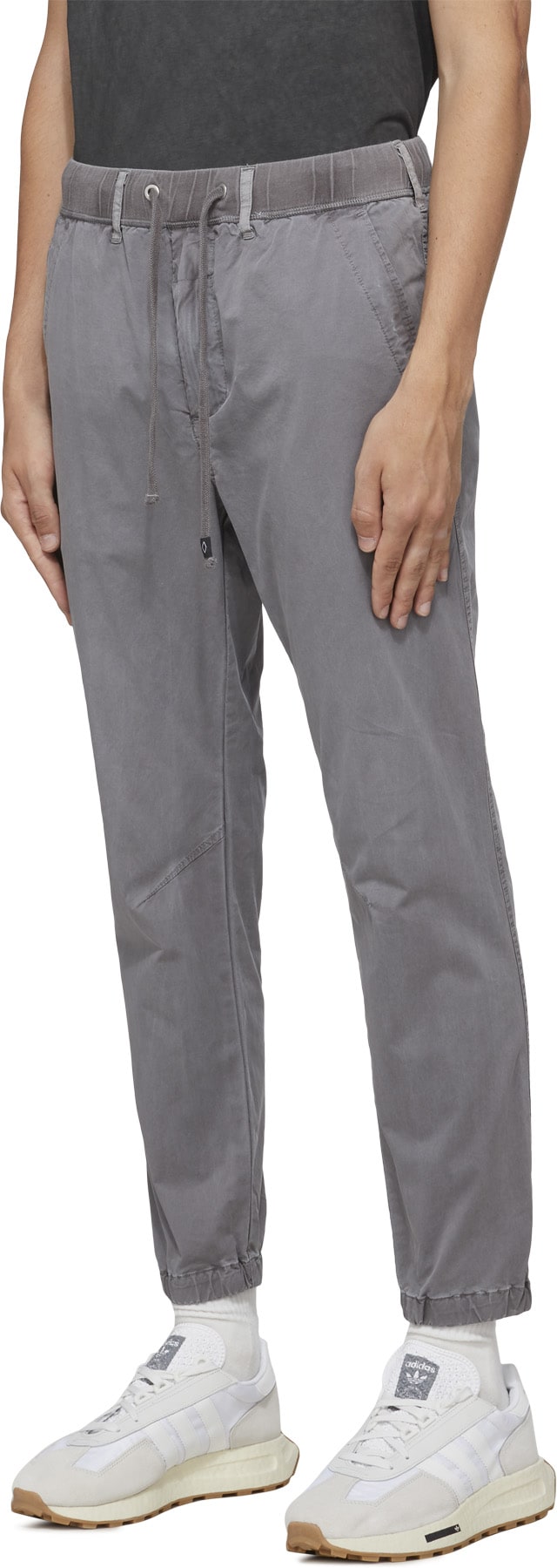 REPLAY: Grey Essential Garment Dyed Pants - 2