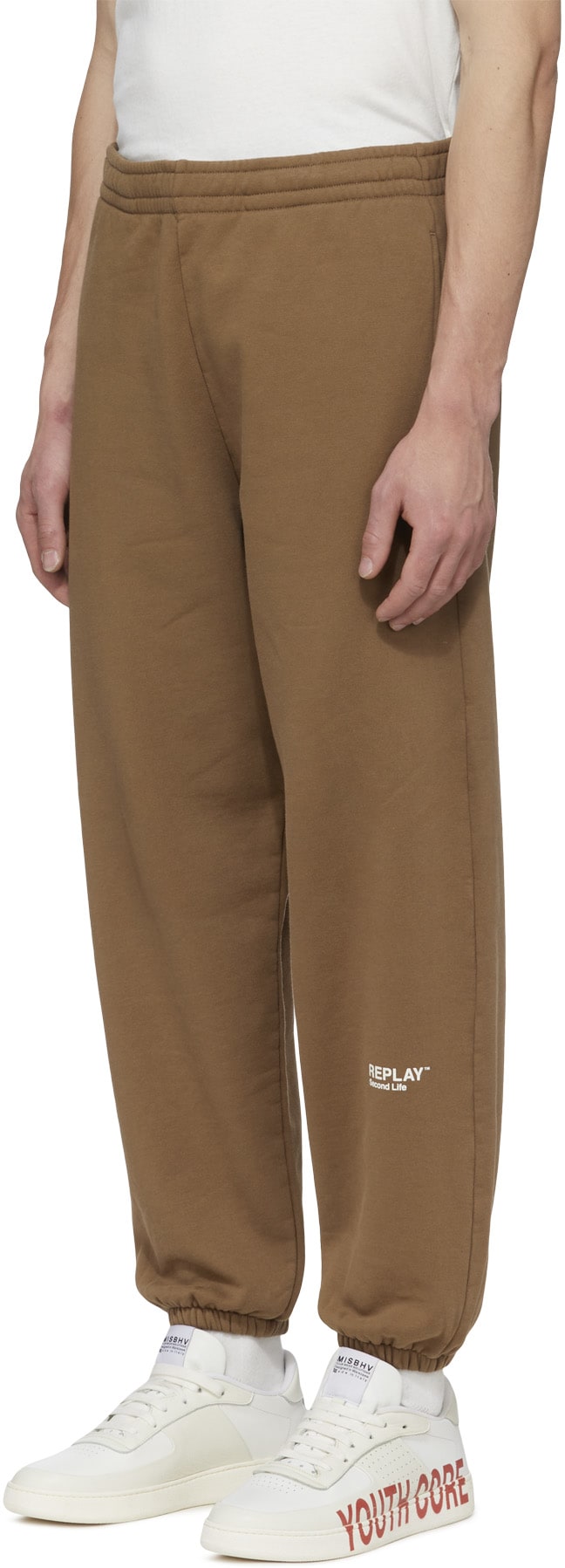 REPLAY: Brown Second Life Fleece Jogger - 2