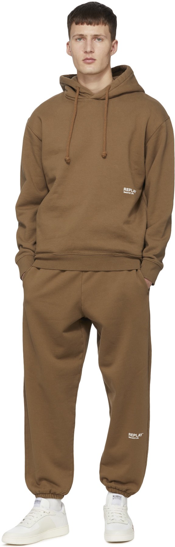 REPLAY: Brown Second Life Fleece Jogger - 4