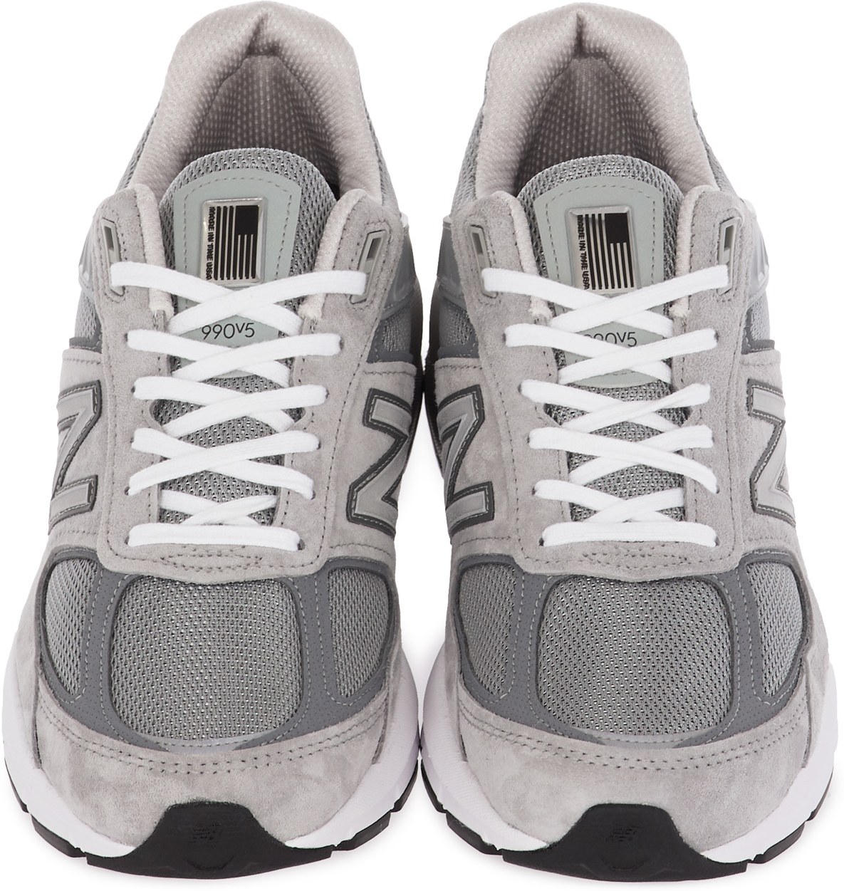 New Balance: Grey Made in US 990v5 - 4