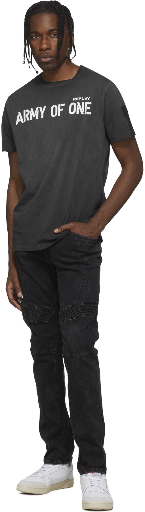 REPLAY: Grey Zaldok Jeans - 4