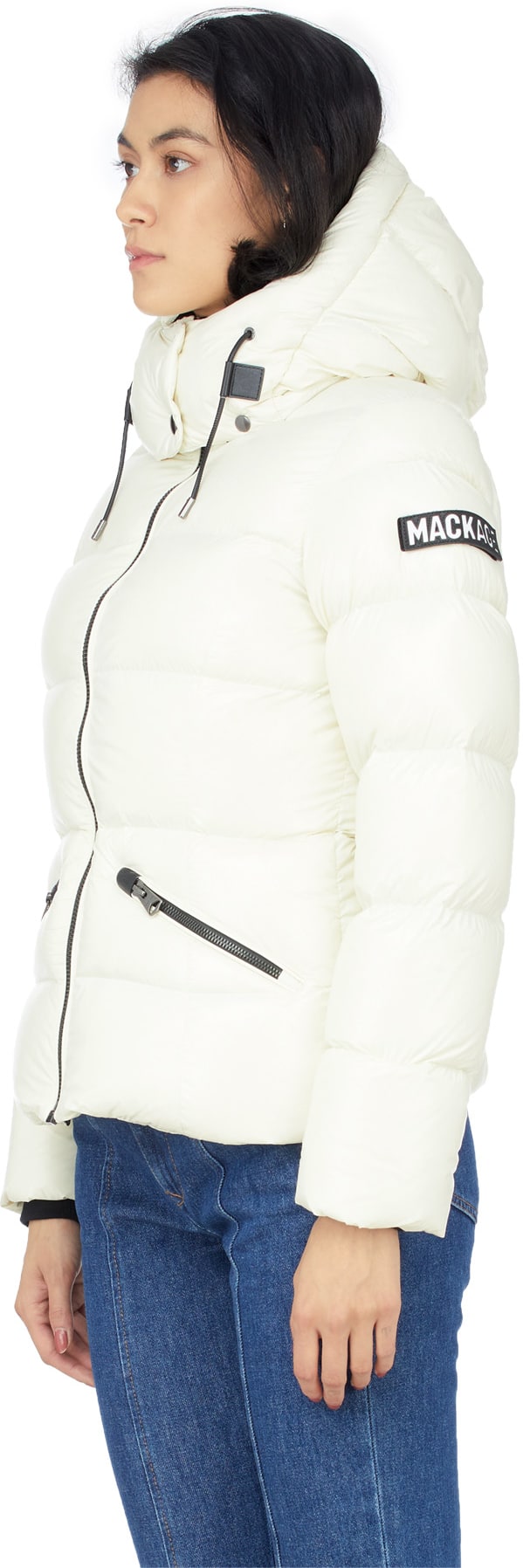 Mackage: White Madalyn-V Puffer Jacket - 2