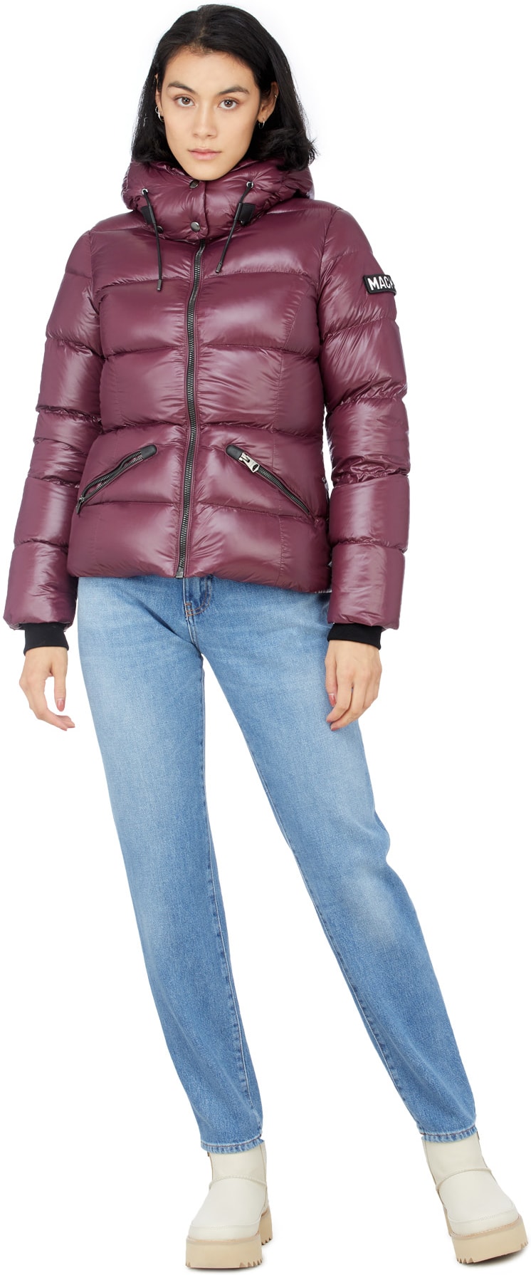 Mackage: Mauve Manteau Madalyn-V Mauve - 4