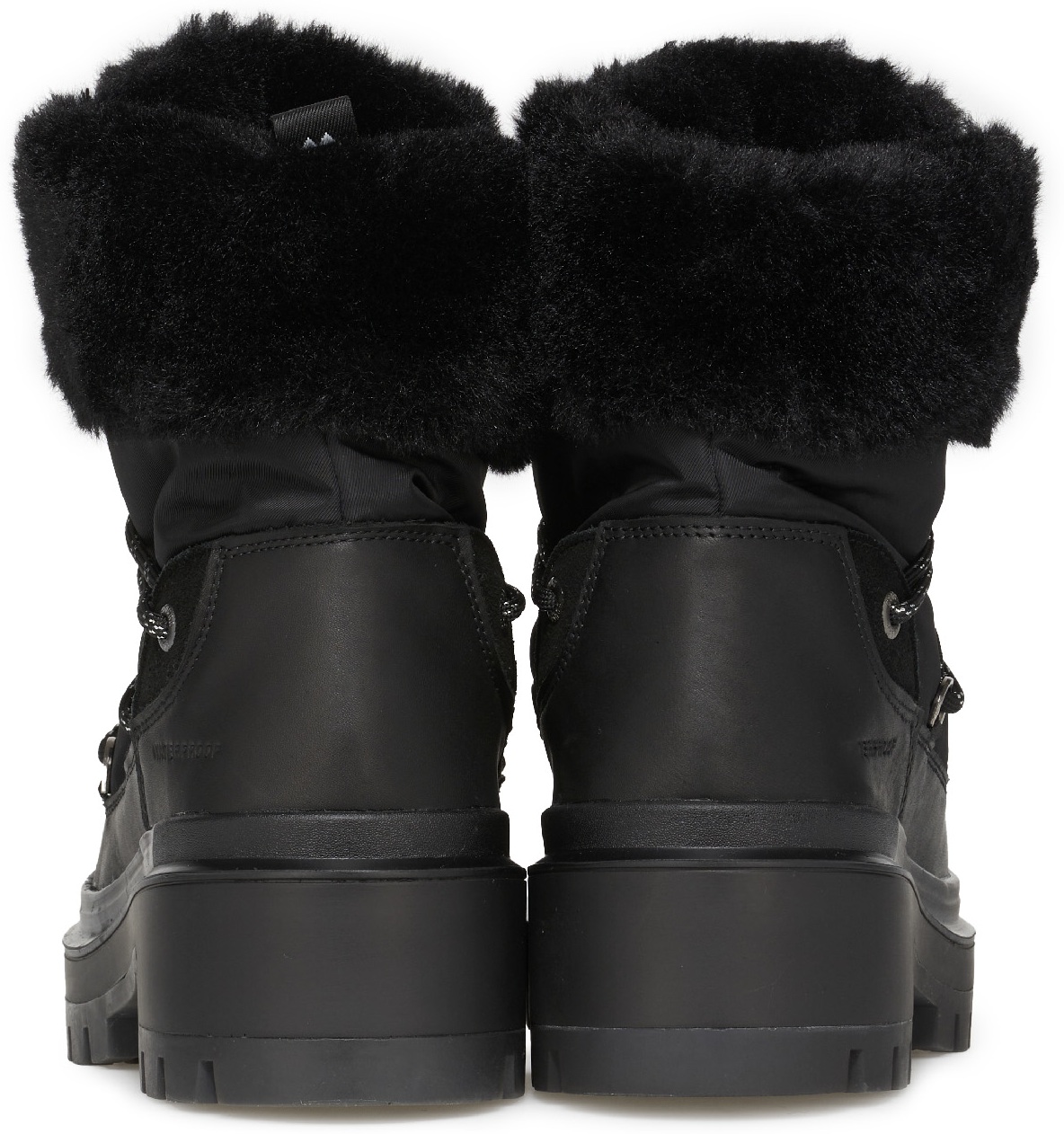 Cougar: Black Marlow Leather and Nylon Waterproof Boots - 5