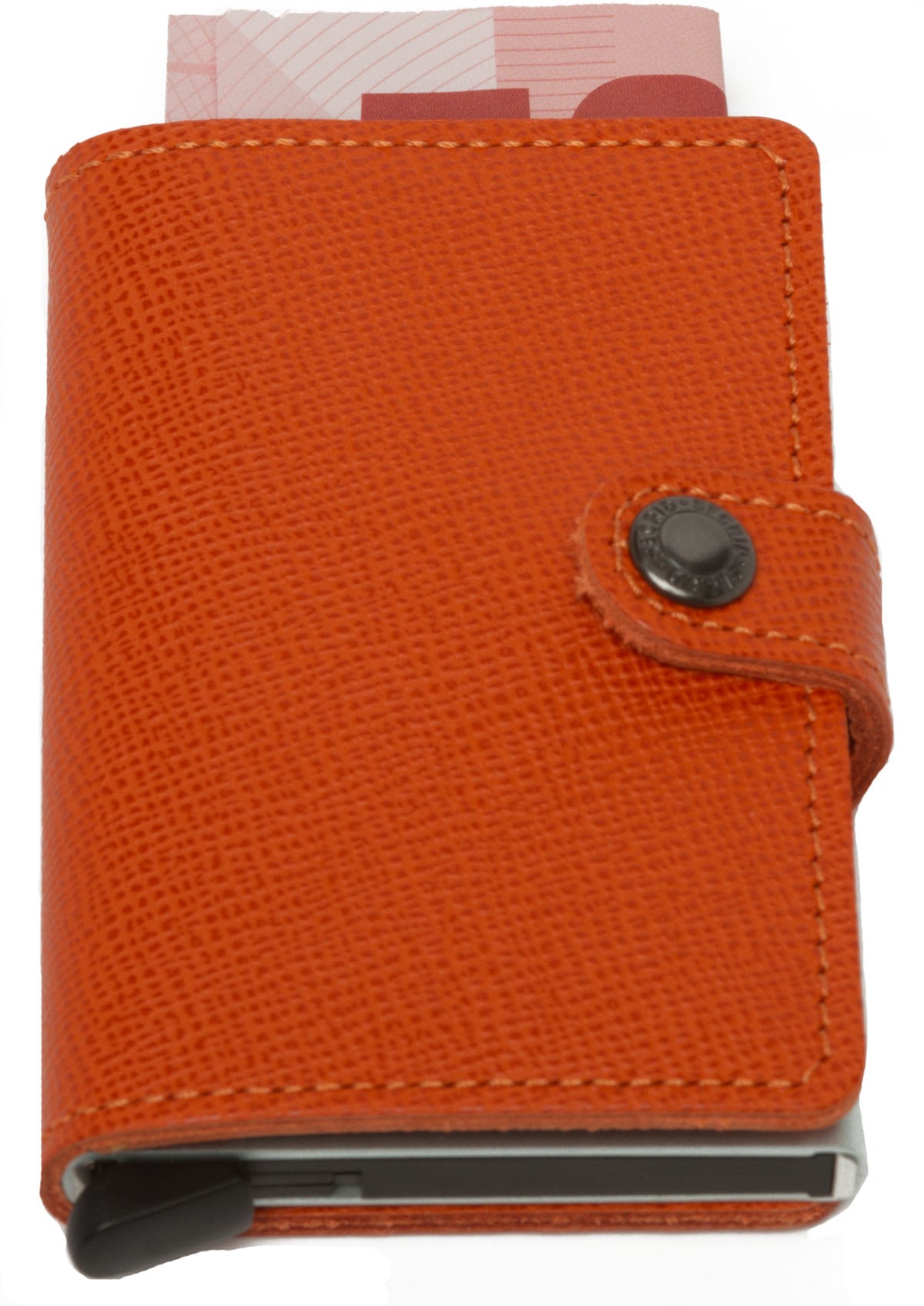 SECRID: Orange Mini Wallet Crisple - 2