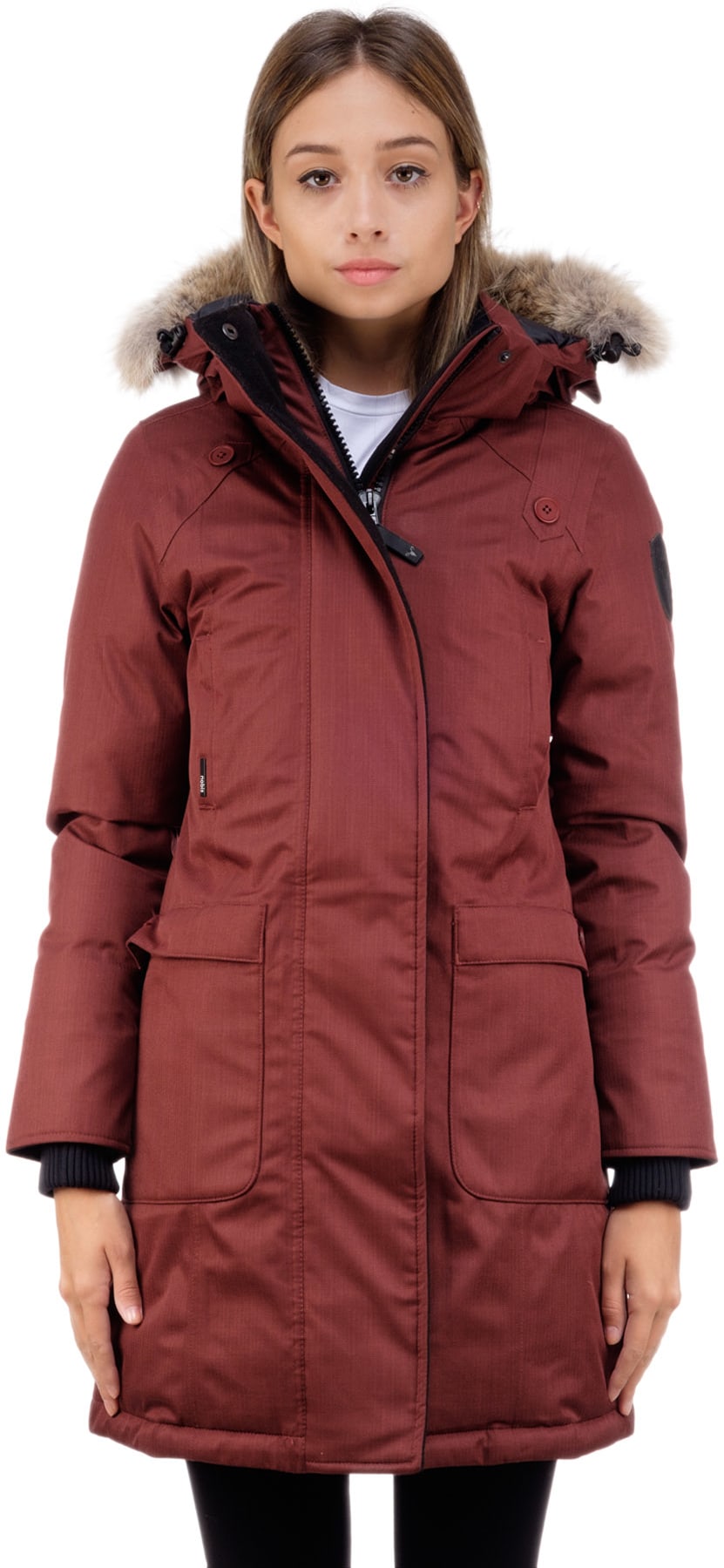 Nobis: Red Merideth Parka - 1