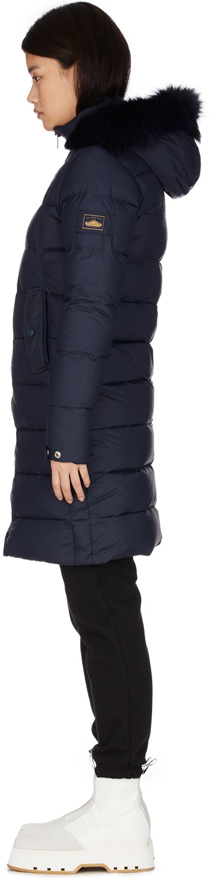 Penfield: Blue Mesar Long Down Jacket - 2