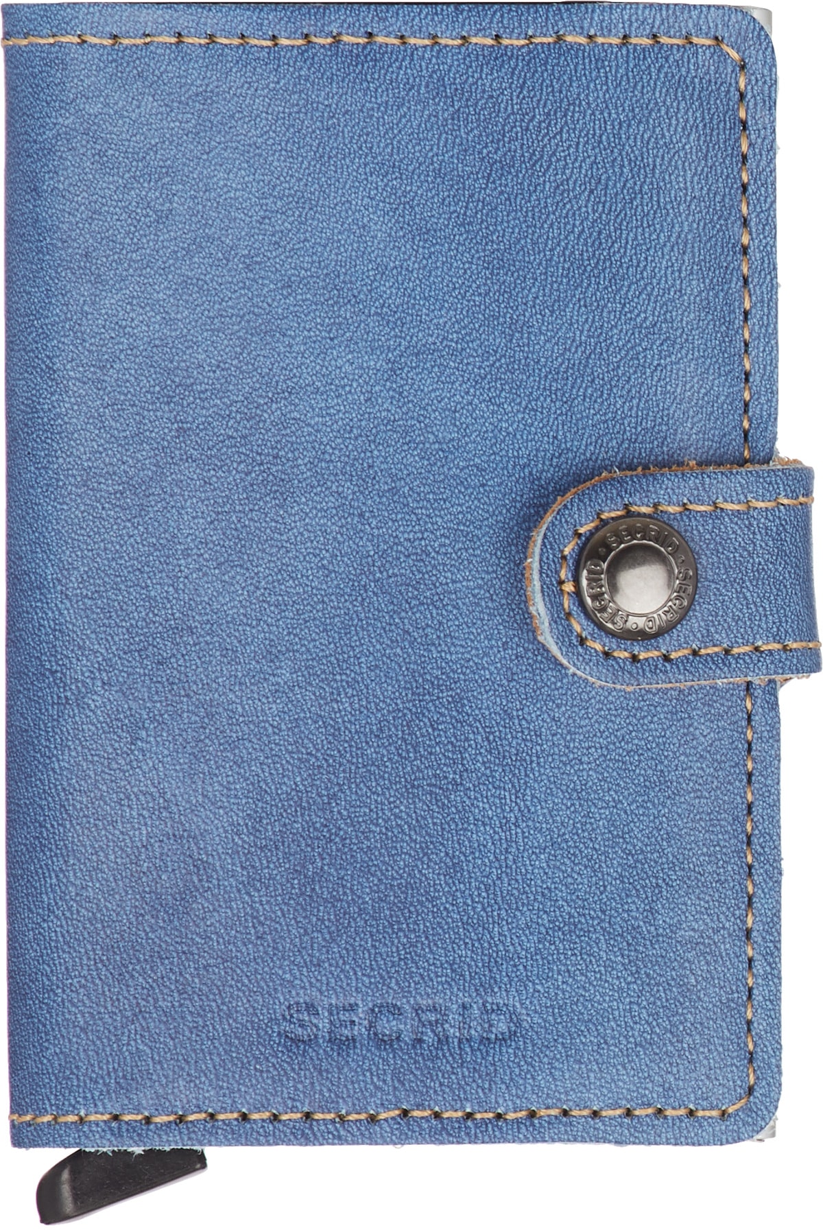 SECRID: Blue Indigo 3 Mini Wallet - 1