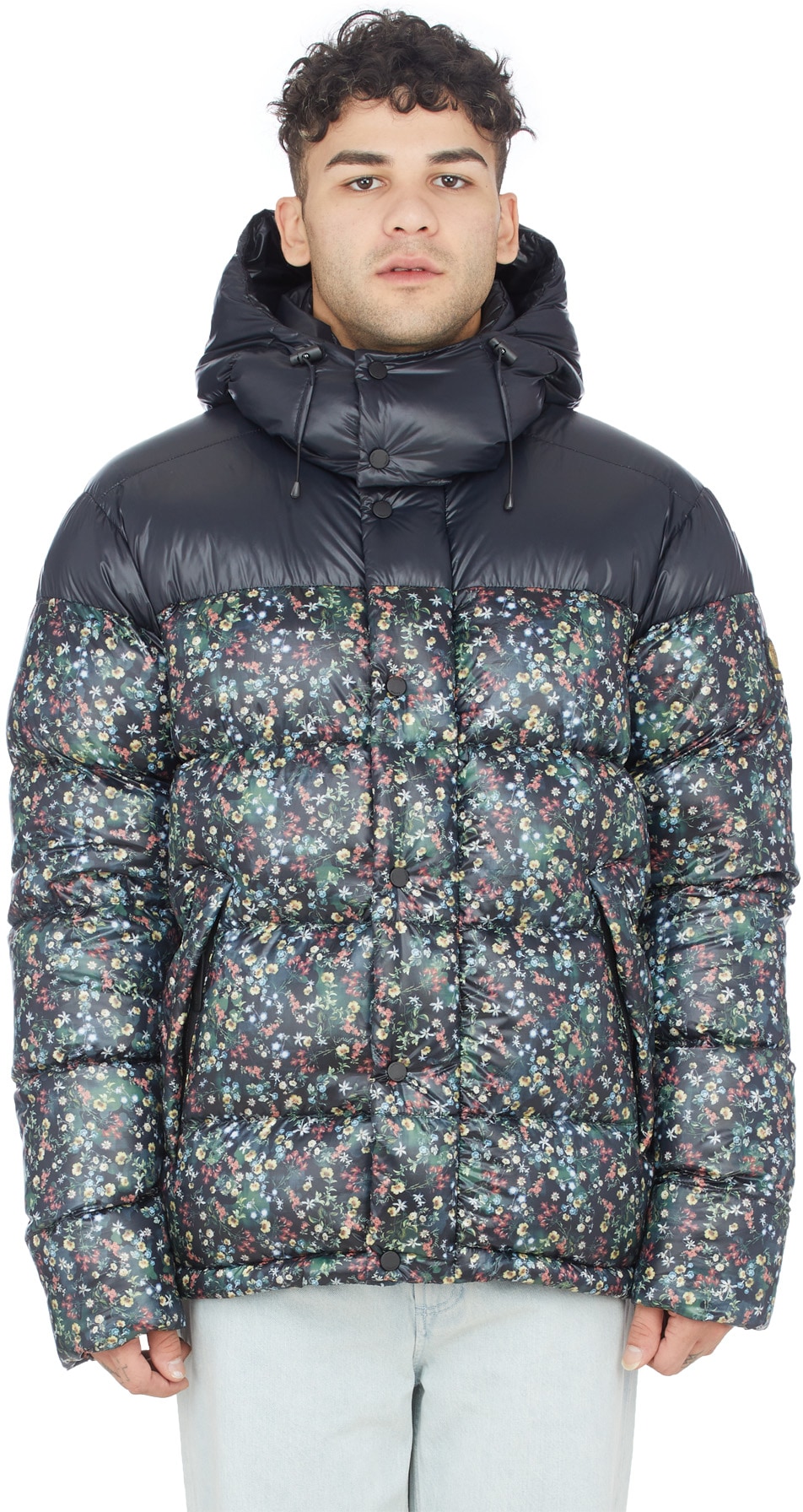 Kanuk: Multicolor Misto Floral Block Jacket - 1