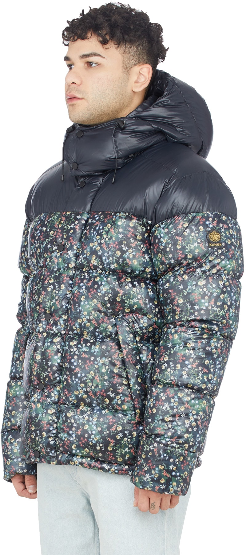 Kanuk: Multicolor Misto Floral Block Jacket - 2