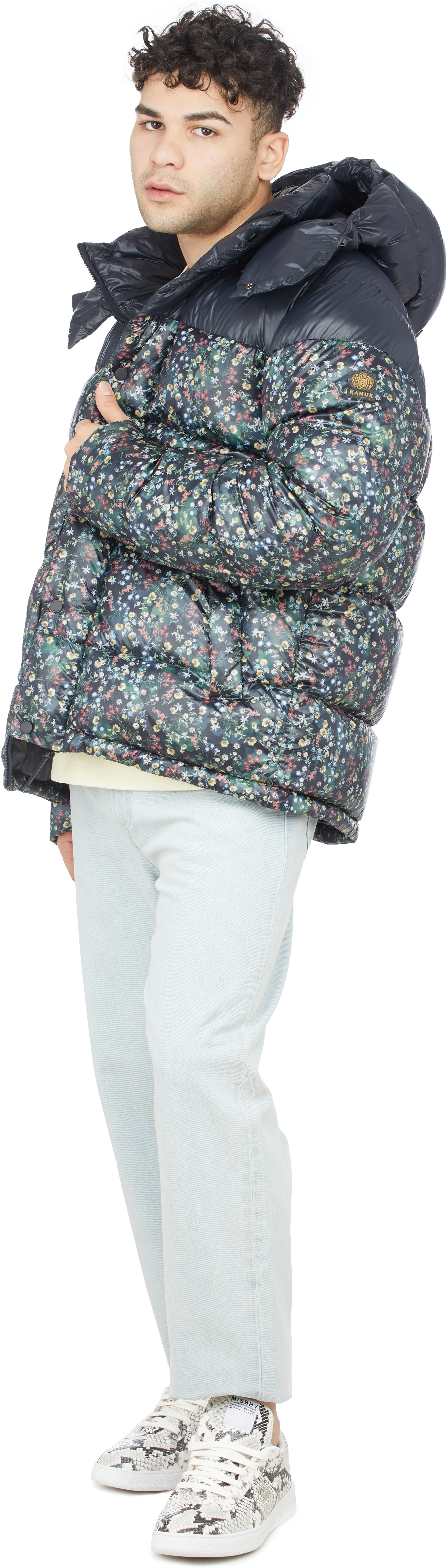 Kanuk: Multicolor Misto Floral Block Jacket - 4