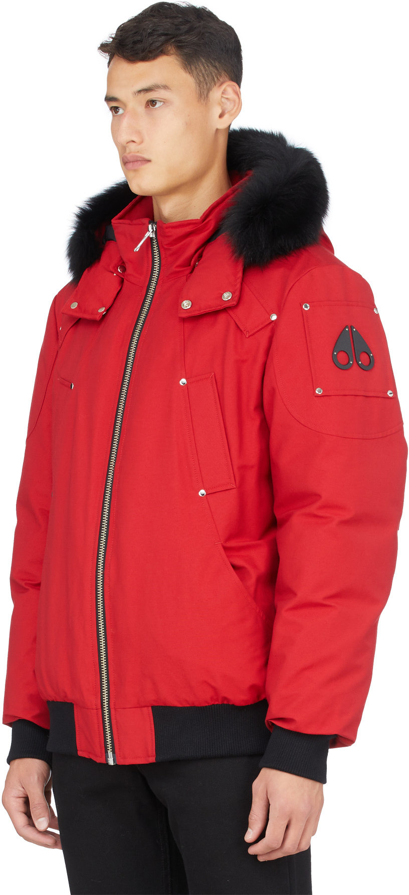 Moose Knuckles: Rouge Blouson Aviateur Ballistic Rouge - 2