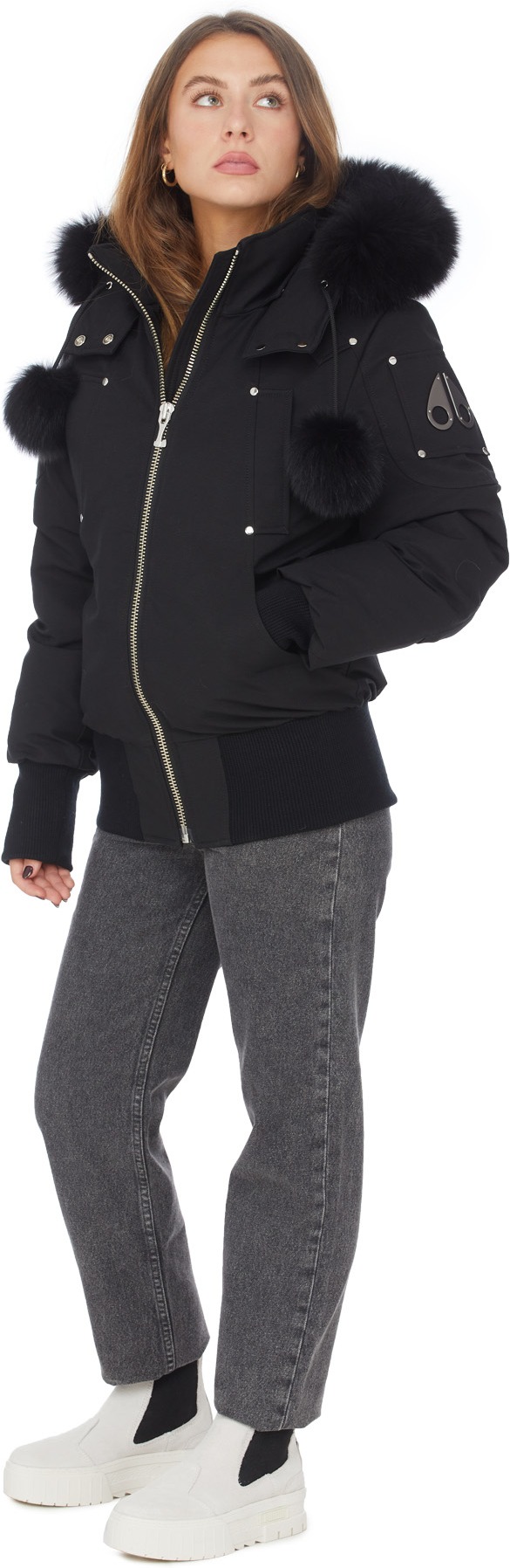 Moose Knuckles: Black Debbie Bomber - 4