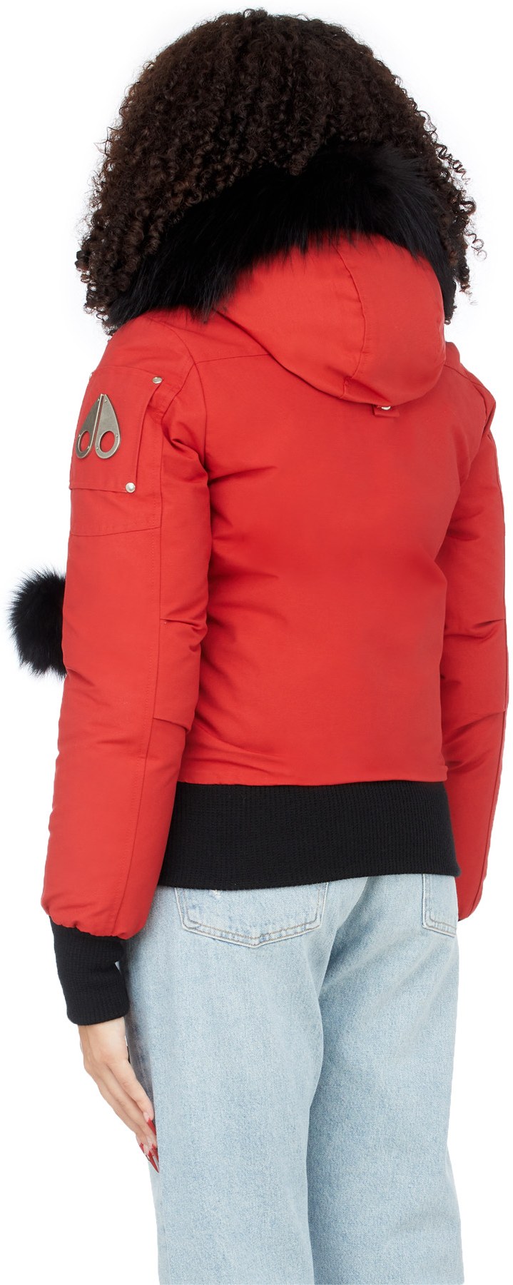 Moose Knuckles: Rouge Blouson Aviateur Debbie Rouge - 3