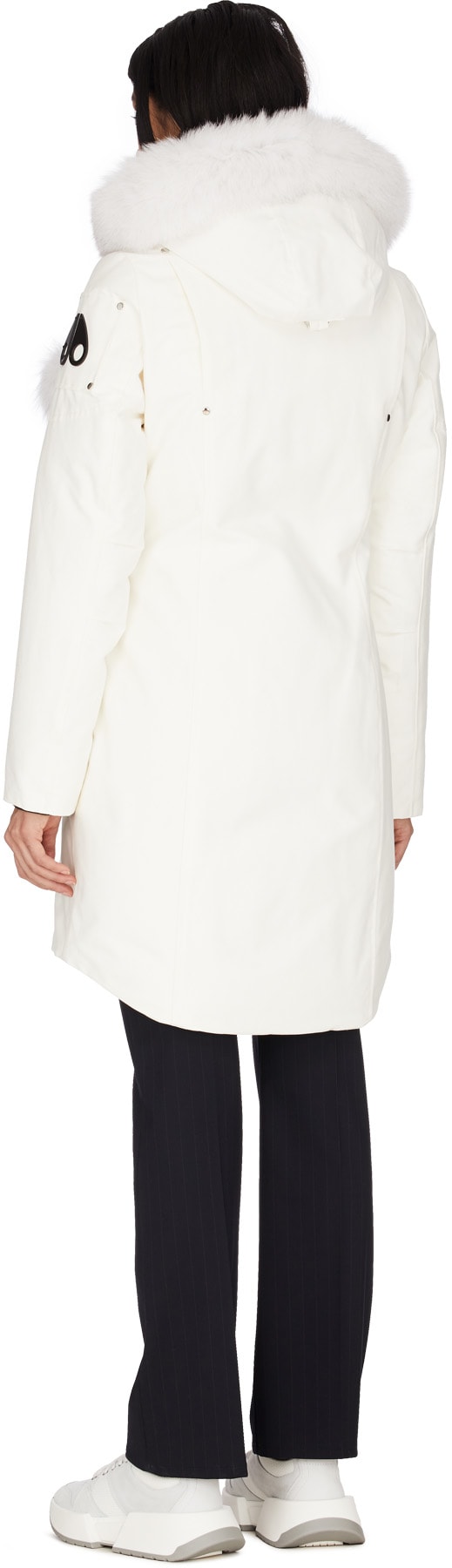 Moose Knuckles: White Stirling Parka - 3