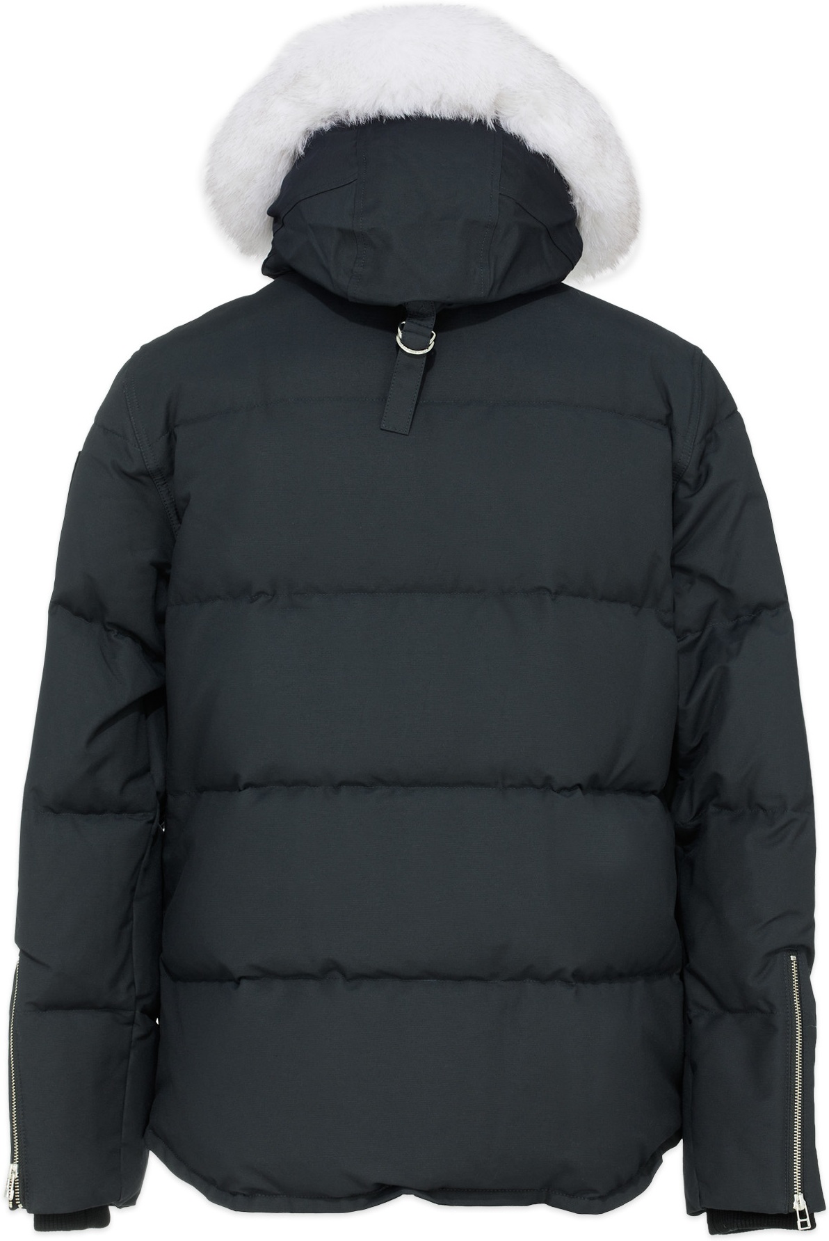 Moose Knuckles: Bleu Manteau 3Q Encapuchonné Bleu - 3