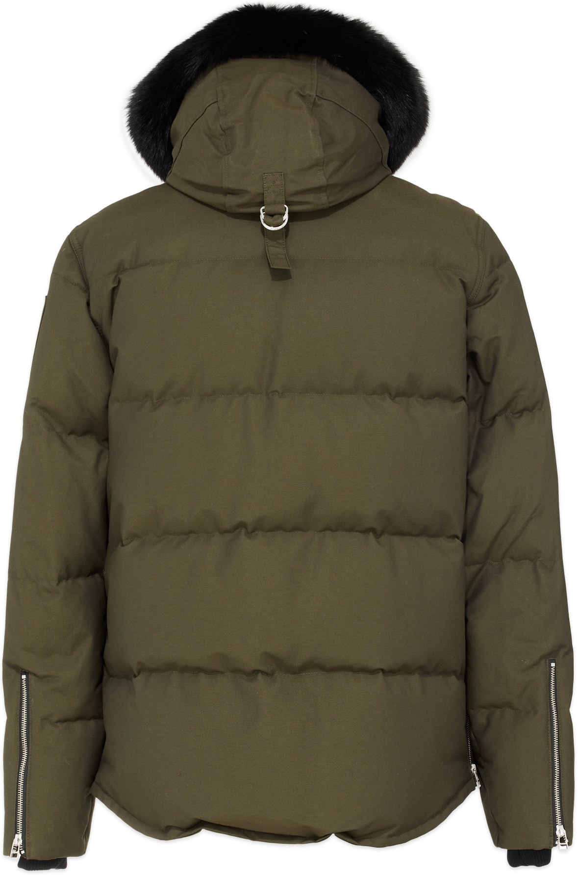 Moose Knuckles: Vert Manteau 3Q Encapuchonné Vert - 3