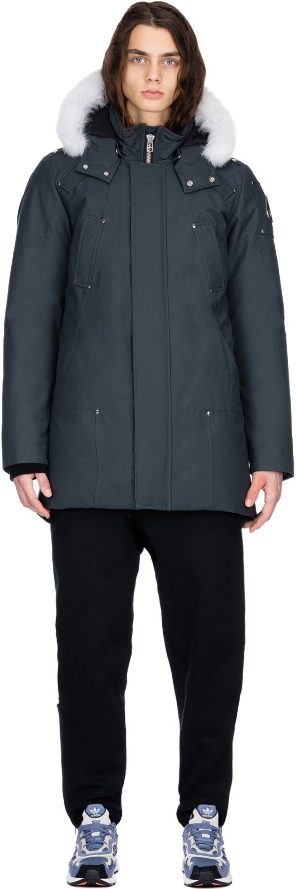 Moose Knuckles: Gris Parka Stirling Gris - 1