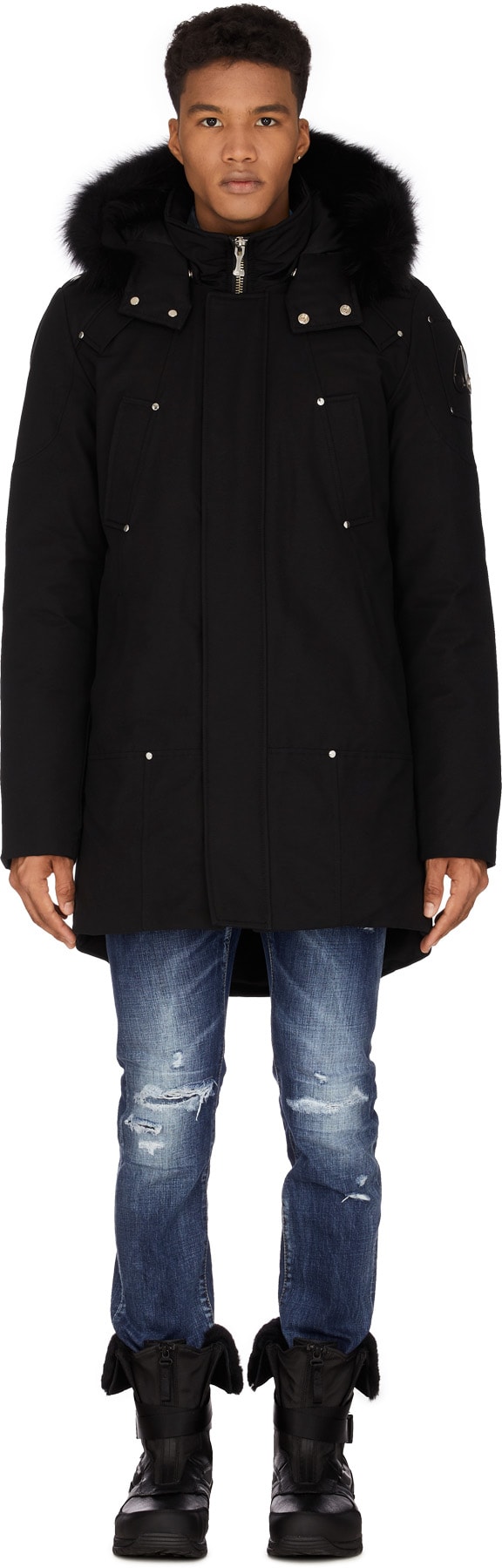 Moose Knuckles: Noir Parka Stirling Noir - 1