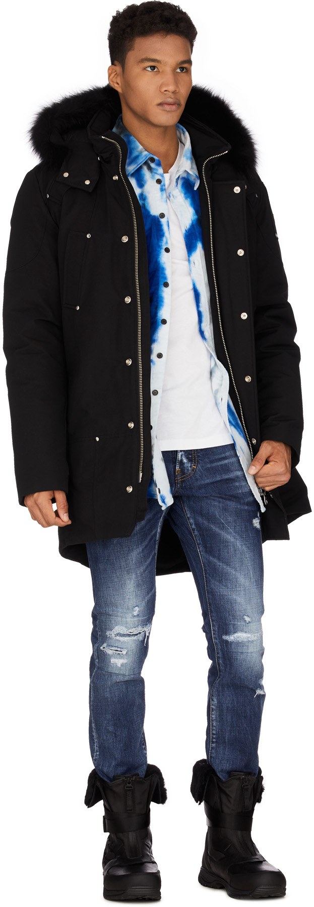 Moose Knuckles: Noir Parka Stirling Noir - 4