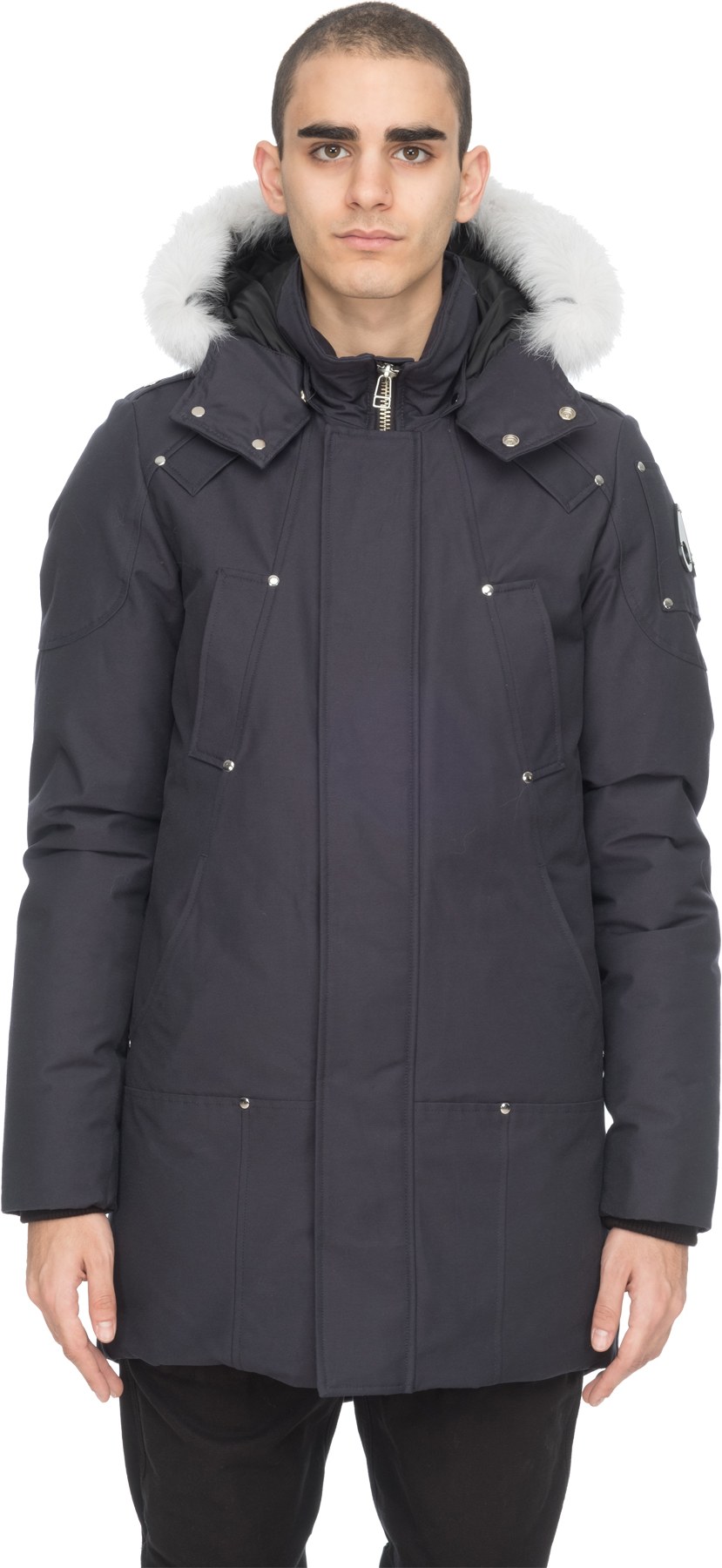 Moose Knuckles: Bleu Parka Stirling Bleu - 1