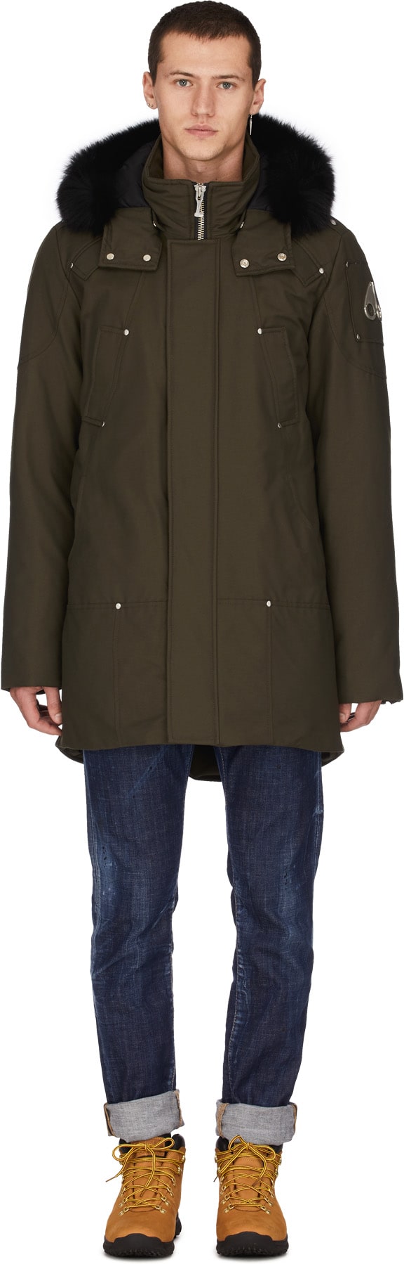 Moose Knuckles: Vert Parka Stirling Vert - 1