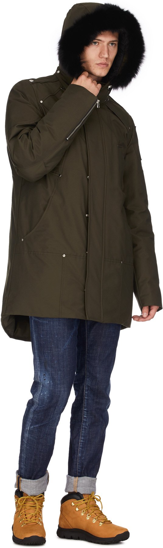 Moose Knuckles: Vert Parka Stirling Vert - 4