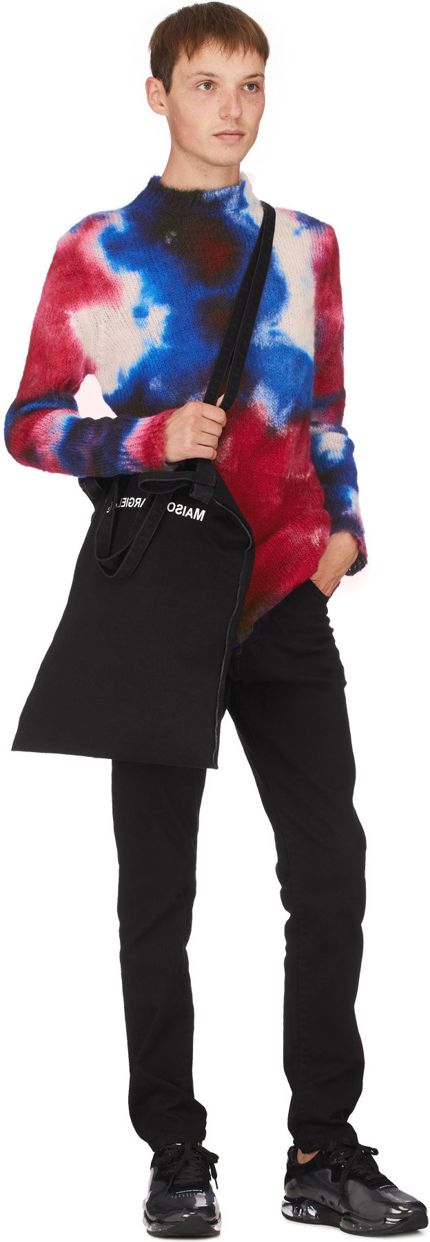 MAUNA-KEA: Multicolor Tie-Dye Mohair Knit Pullover - 4