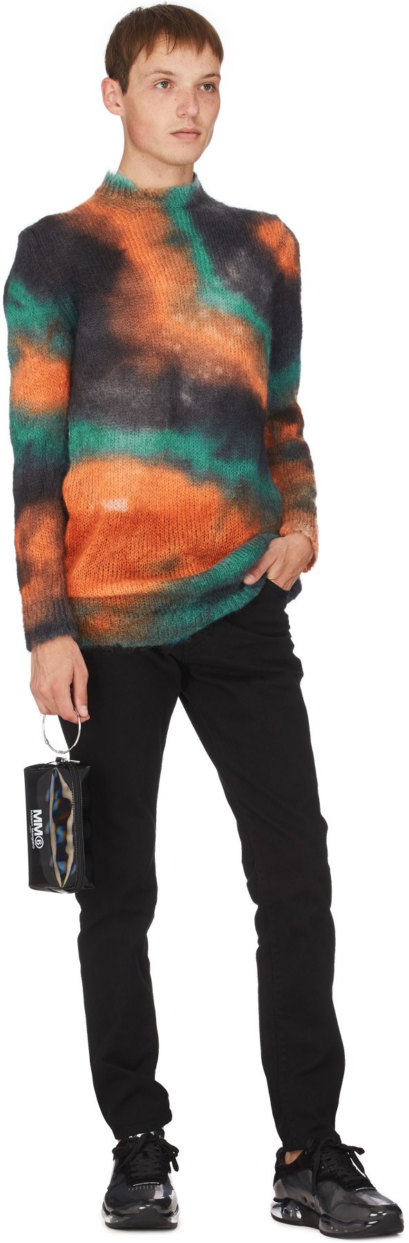 MAUNA-KEA: Multicolor Tie-Dye Mohair Knit Pullover - 4
