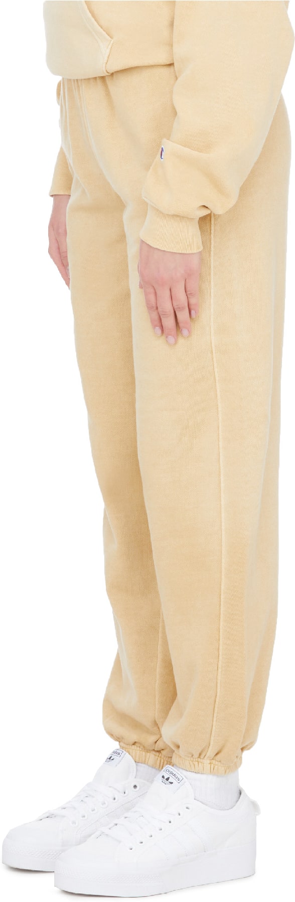 Champion: Or Pantalon de Survêtement Boyfriend Vintage Dye Or - 2