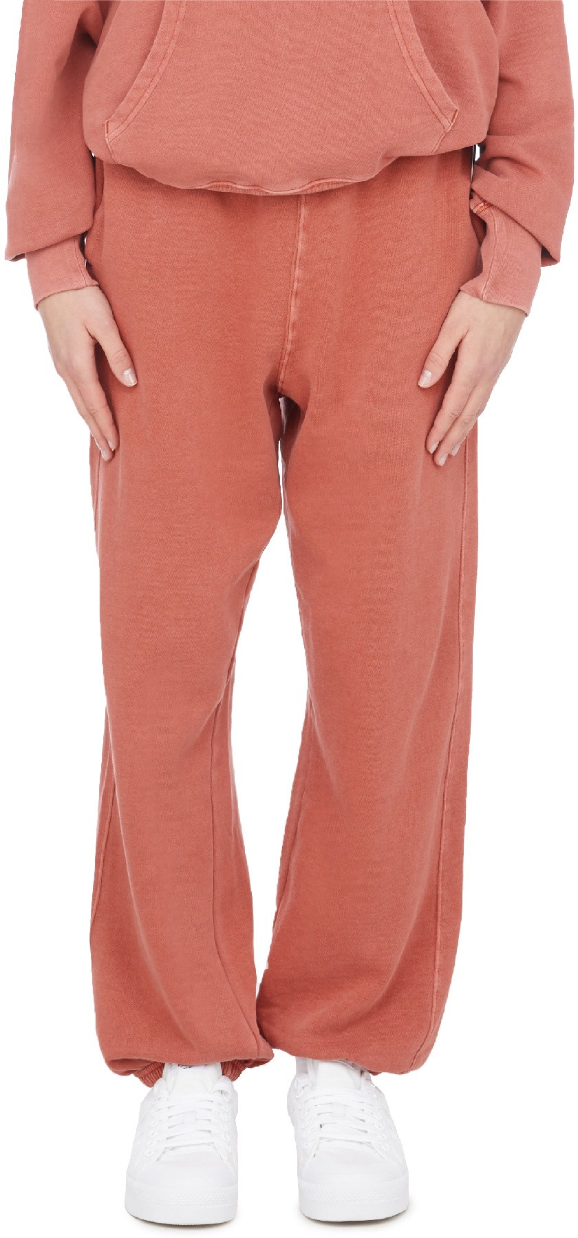 Champion: Rouge Pantalon de Survêtement Boyfriend Vintage Dye Rouge - 1