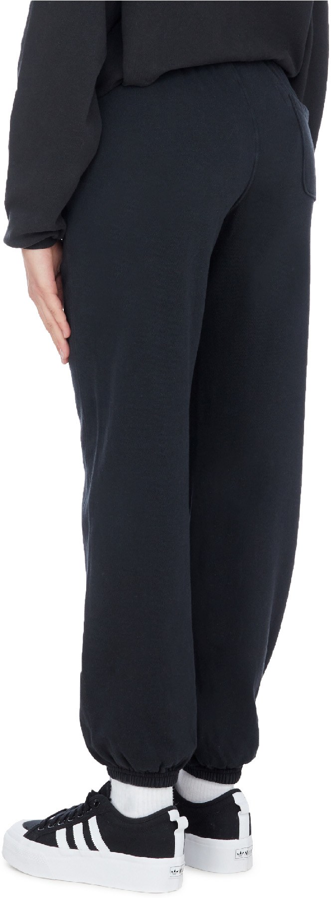 Champion: Noir Pantalon de Survêtement Boyfriend Vintage Dye Noir - 3