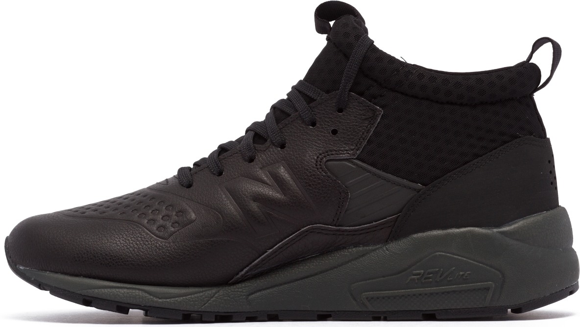 New Balance: Black 580 Deconstructed Mid Sneaker Boots - 3