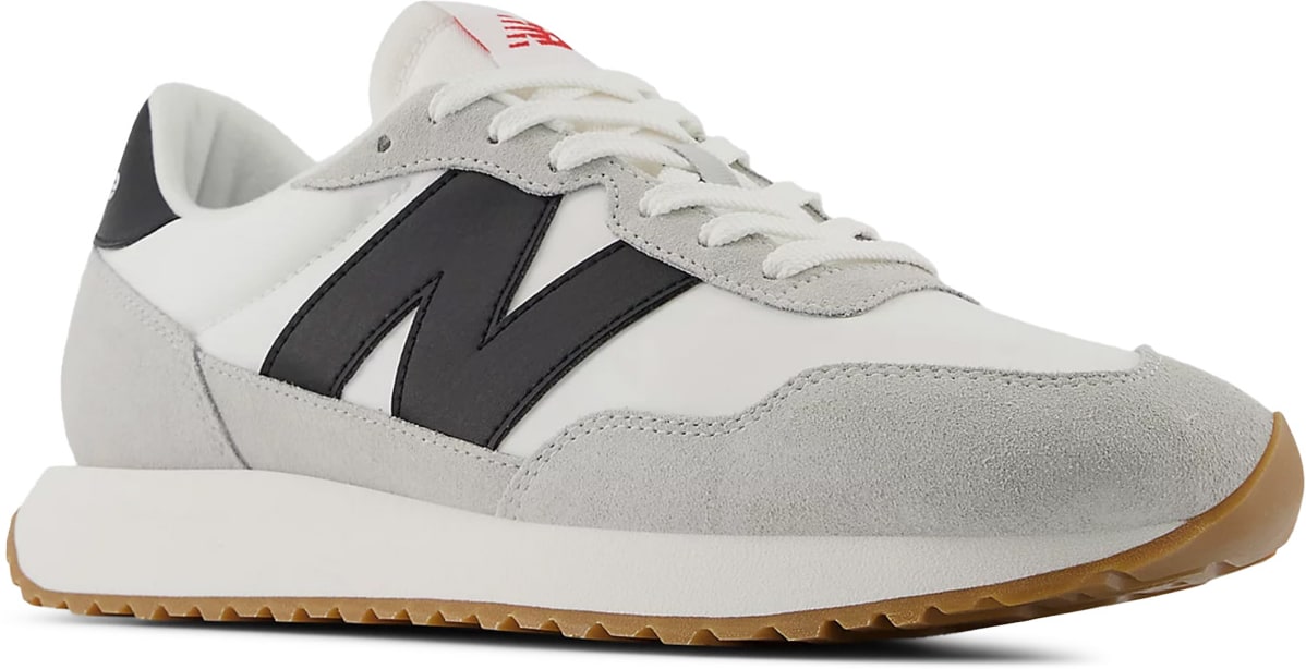 New Balance: White 237 - 3