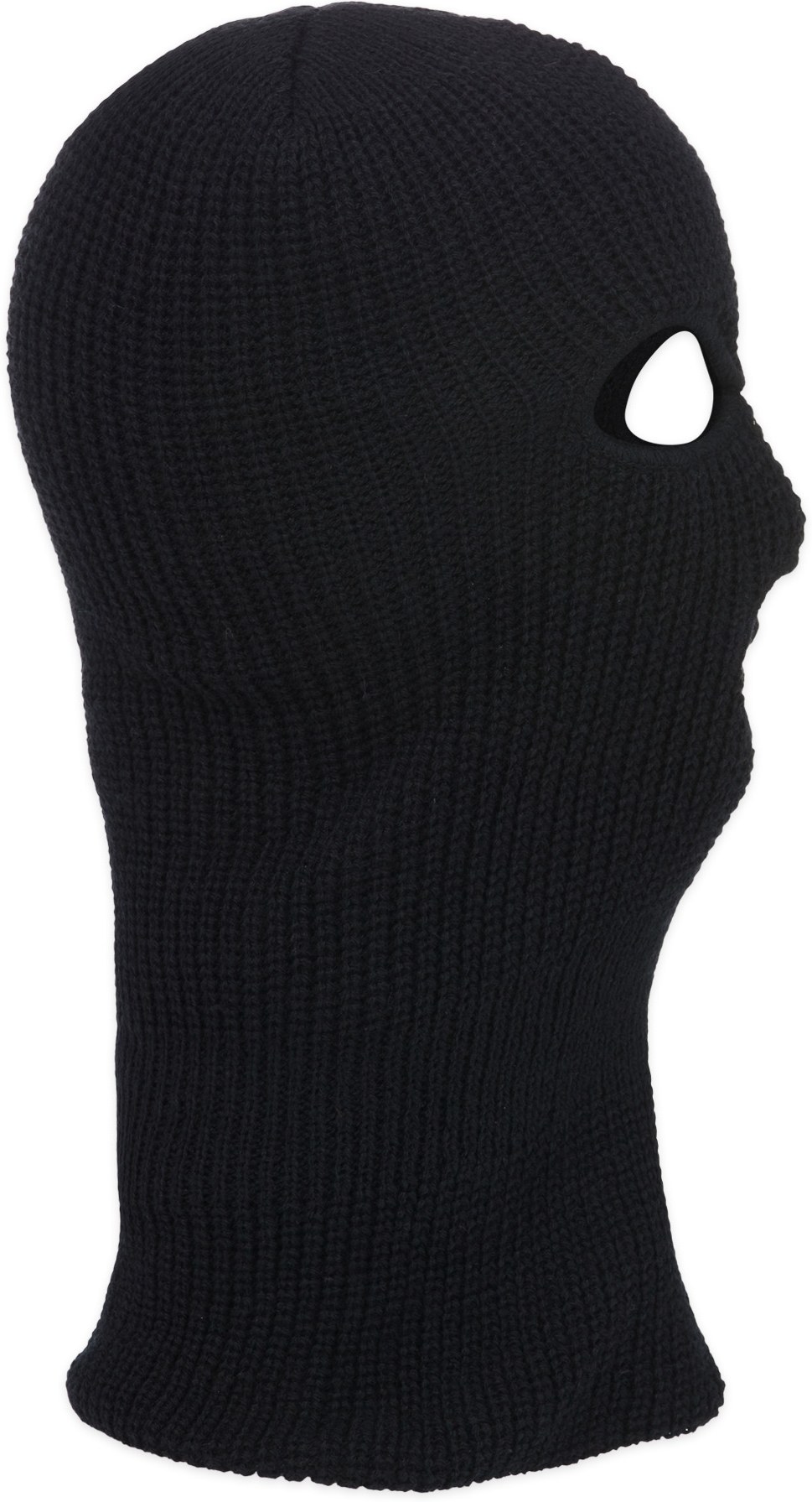 influenceu: Black Three Hole Ski Mask Balaclava - 2