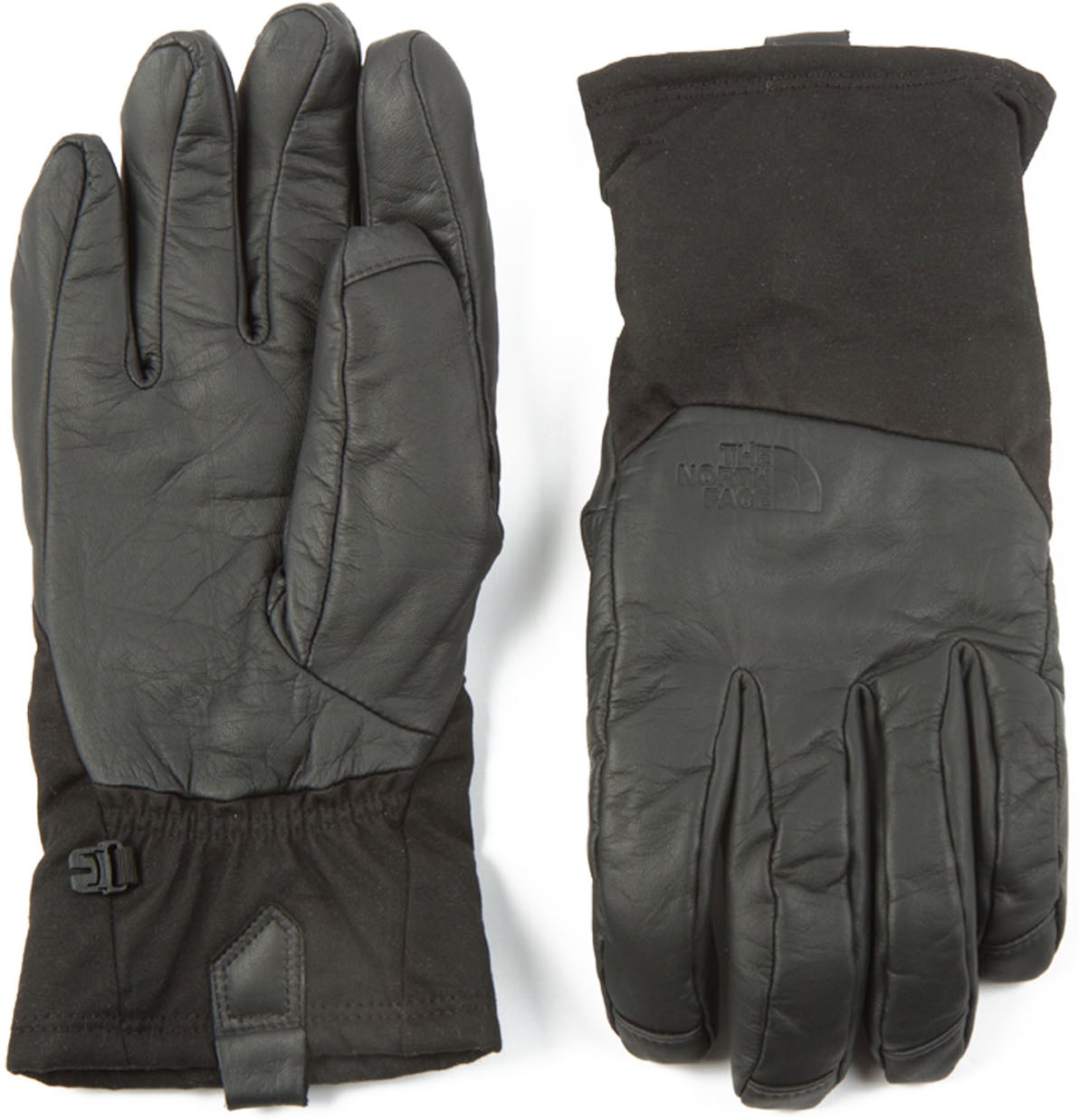 The North Face: Noir Gants Cuir Denali SE Noir - 1
