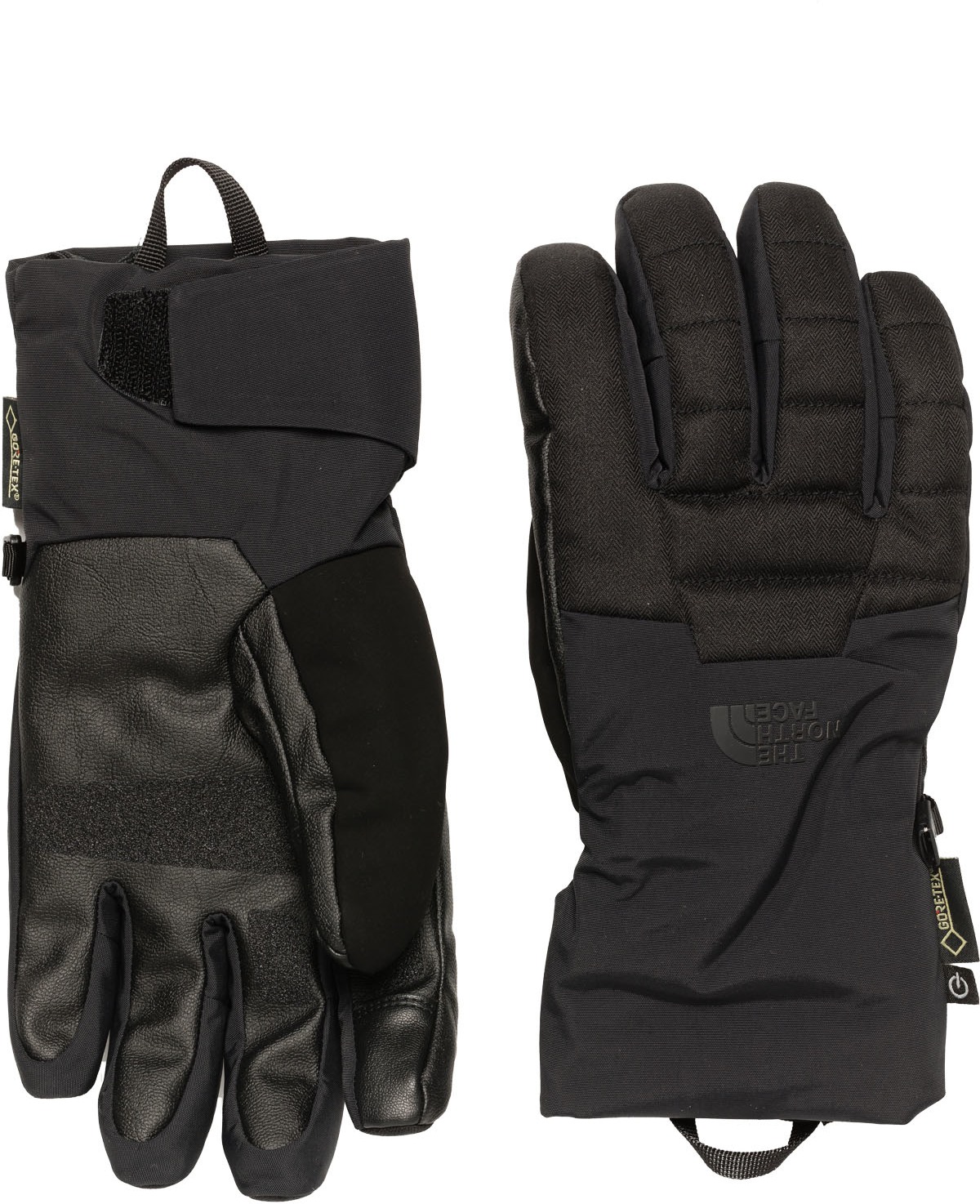 The North Face: Noir Gants Montana pour Homme en Gore-Tex Noir - 1