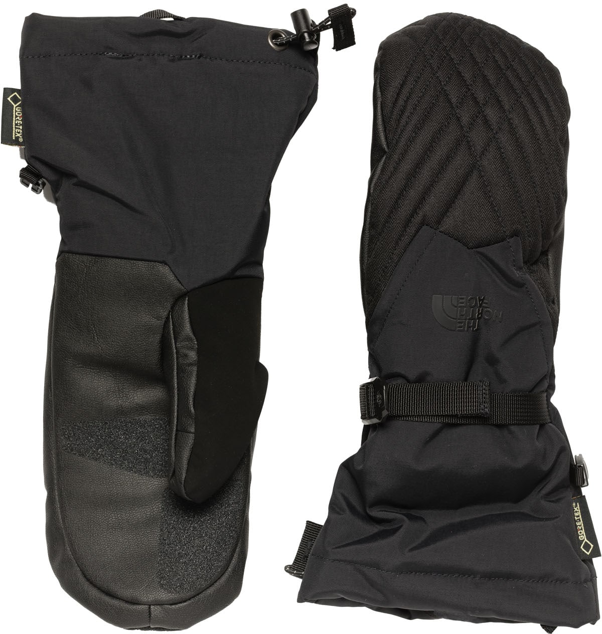 The North Face: Black Montana Gore-Tex® Mitts - 1