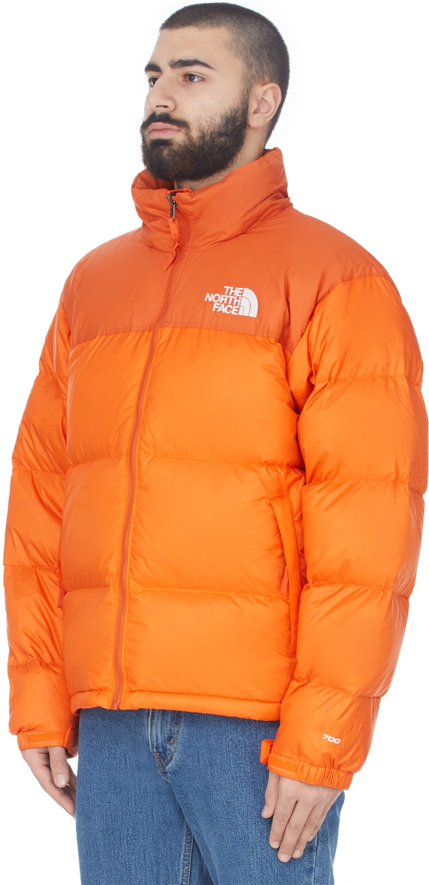 The North Face: Orange 1996 Retro Nuptse Jacket - 2