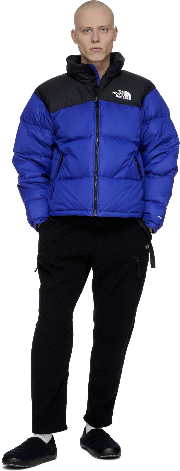 The North Face: Blue 1996 Retro Nuptse Jacket - 4